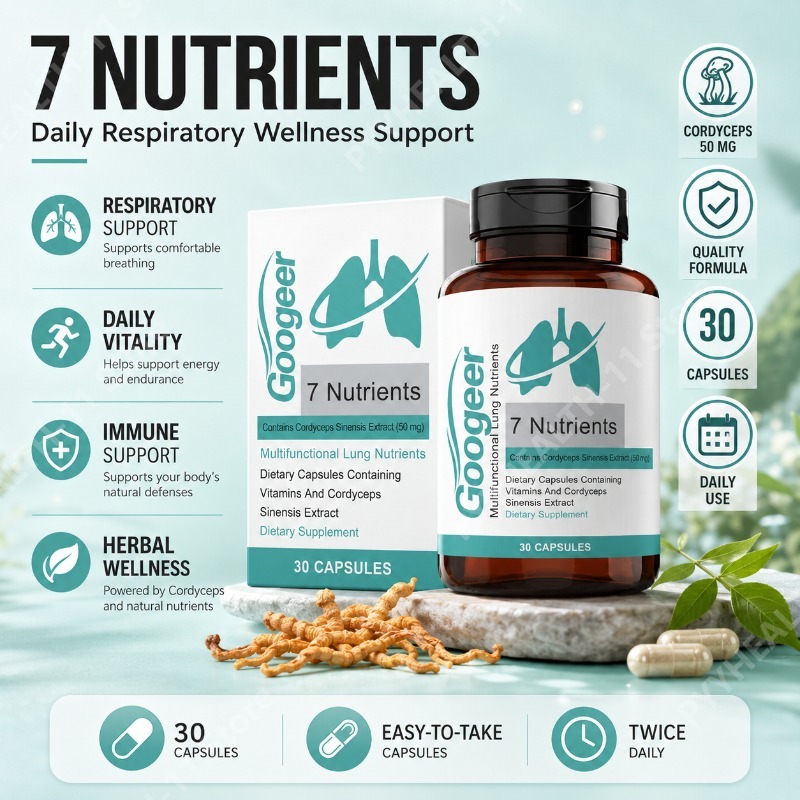 Natural Herbal Wellness - 冬虫夏草エキスカプセル 漢方サプリメント 毎日の健康サポート 天然きのこエキス 男性女性用 30カプセル