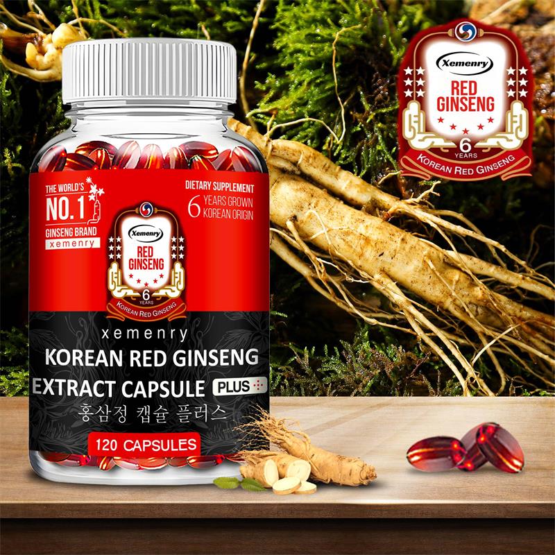 Valerian Root Capsule - 韓国紅参サプリメント - 全体的な健康をサポートし、エネルギー生成を促進し、ストレスを軽減し、免疫力を強化します。