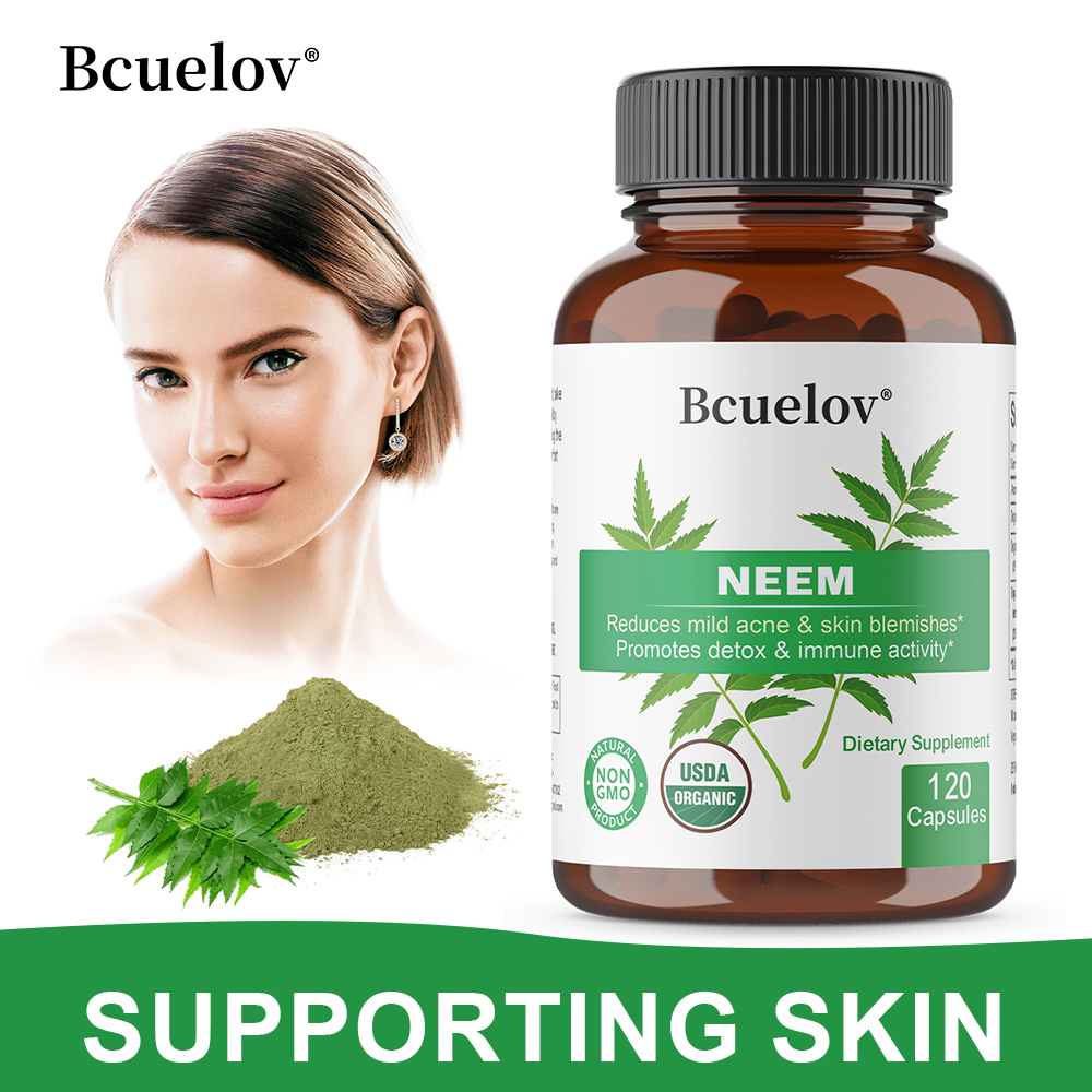 オーガニックニーム葉カプセル、ハーブ抗酸化サプリメント、透明 - Herbal Wellness Supplement のレビューと価格