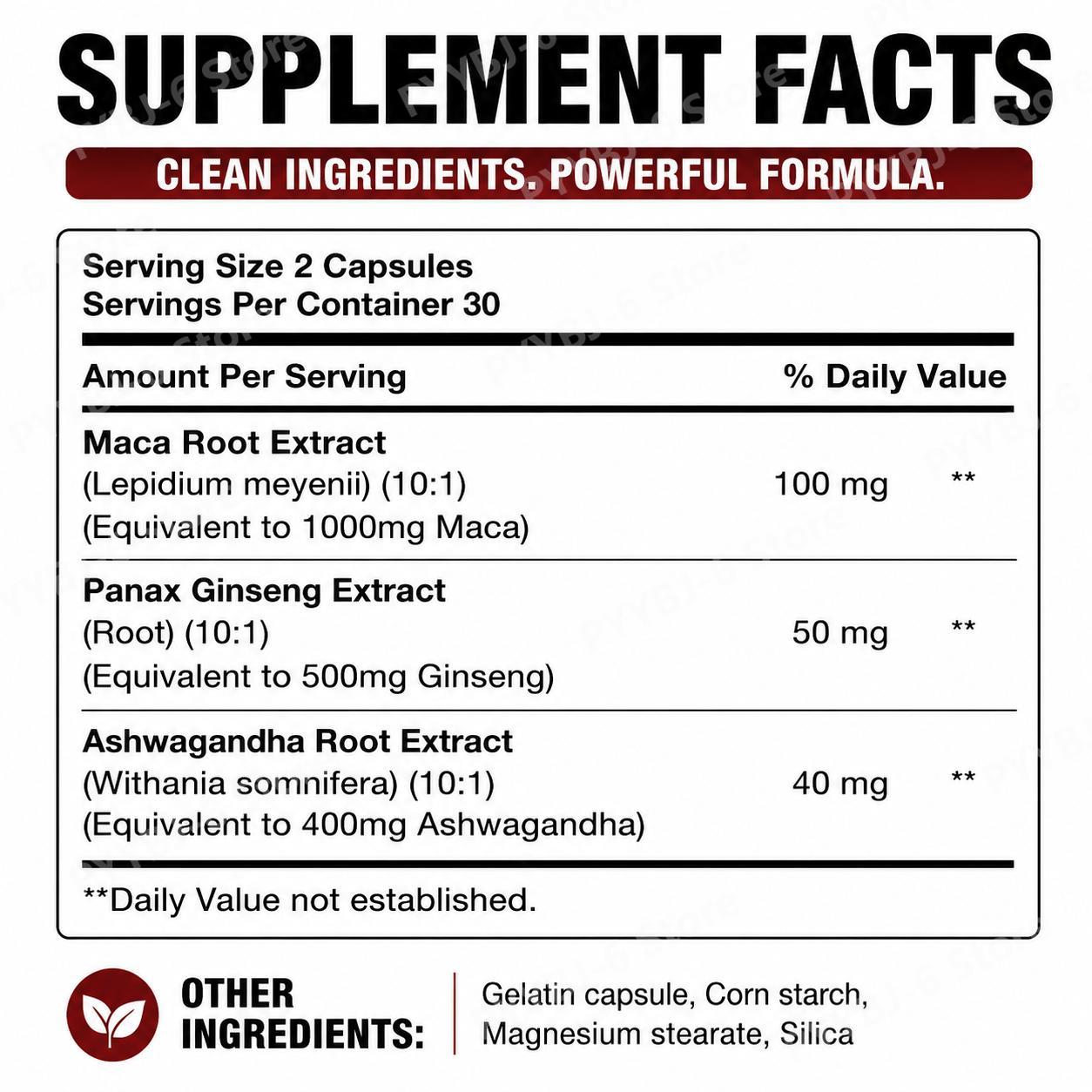 グーガー マカ カプセル（マカ、高麗人参、アシュワガンダ配合 - Valerian Root Capsule のレビューと価格