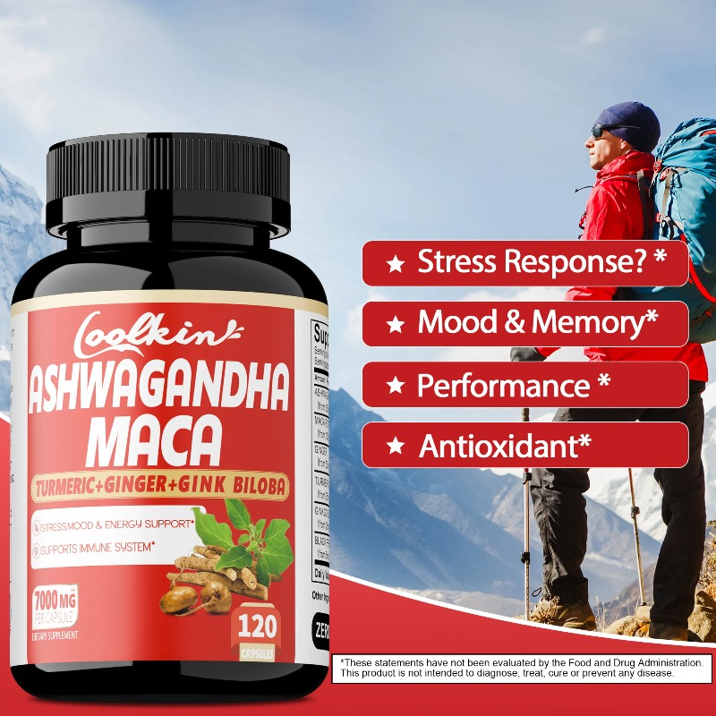 アシュワガンダとマカのサプリメント - ストレス、気分、体力 - Valerian Root Capsule のレビューと価格